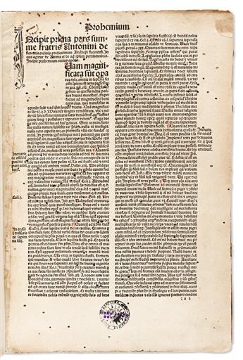 Antoninus Florentinus (1389-1459) Summa Theologica, [Parts I-II].